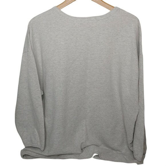 Vintage Disney Mickey Mouse Women's XL Sweatshirt Pullover Geometric Gray Retro - Picture 4 of 10